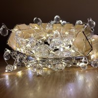 Click to view product details and reviews for Crystal Cluster String Lights. Click to view product details and reviews for Crystal Cluster String Lights.