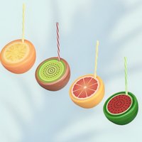 Click to view product details and reviews for Fruit Shaped Cups With Straw. Click to view product details and reviews for Fruit Shaped Cups With Straw.