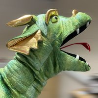 Click to view product details and reviews for Large Dragon Head Hand Puppet In Green And Gold. Click to view product details and reviews for Large Dragon Head Hand Puppet In Green And Gold.