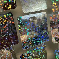 Click to view product details and reviews for Sequin Wall Panel Holographic Connectable 30 X 30cm. Click to view product details and reviews for Sequin Wall Panel Holographic Connectable 30 X 30cm.