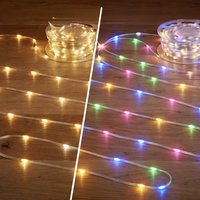 200 LED Rechargeable USB String Lights - Two Tone - Multicolour & Warm White - 15M