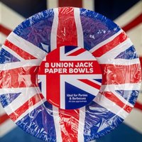 Click to view product details and reviews for Union Jack Paper Bowls 8 Pack. Click to view product details and reviews for Union Jack Paper Bowls 8 Pack.
