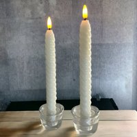 Click to view product details and reviews for Pack Of 2 Led Twist Dinner Candles Ivory. Click to view product details and reviews for Pack Of 2 Led Twist Dinner Candles Ivory.