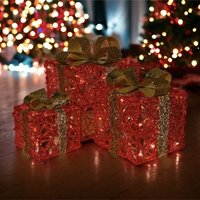 Click to view product details and reviews for Led Red Christmas Gift Boxes 3 Pack. Click to view product details and reviews for Led Red Christmas Gift Boxes 3 Pack.