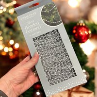 Click to view product details and reviews for Silver Beaded Christmas Garland 10 Metres. Click to view product details and reviews for Silver Beaded Christmas Garland 10 Metres.