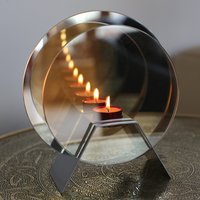 Click to view product details and reviews for Infinity Illusion Round Glass Mirror Candle. Click to view product details and reviews for Infinity Illusion Round Glass Mirror Candle.