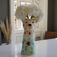 Click to view product details and reviews for Large Leopard Head Vase. Click to view product details and reviews for Large Leopard Head Vase.