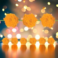 Click to view product details and reviews for Diwali Fluffy Floral Garland. Click to view product details and reviews for Diwali Fluffy Floral Garland.