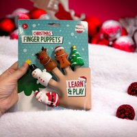 Click to view product details and reviews for Christmas Finger Puppets 5 Pack. Click to view product details and reviews for Christmas Finger Puppets 5 Pack.