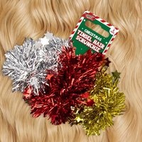 Click to view product details and reviews for Tinsel Hair Scrunchies 3 Pack. Click to view product details and reviews for Tinsel Hair Scrunchies 3 Pack.
