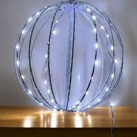 Click to view product details and reviews for 30cm Spinning Effect Sphere Light In Bright White. Click to view product details and reviews for 30cm Spinning Effect Sphere Light In Bright White.