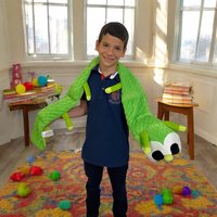 Weighted Blanket 2.5kg - Green Caterpillar