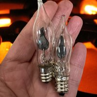2PK Spare Bulbs for Flicker Bulb String Lights