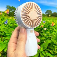 Rechargeable USB Portable Fan with Wrist Strap by OXY cool