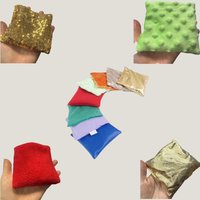 8PK Sensory Texture Bean Bags – Tactile Fabric Set for Sensory Play & Therapy
