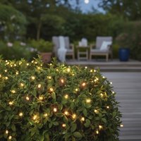 1000 LED Solar String Lights 25M Warm White by The Outdoor Living Company