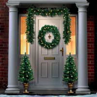 Click to view product details and reviews for Pre Lit Christmas Door Set. Click to view product details and reviews for Pre Lit Christmas Door Set.