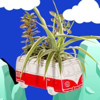 Click to view product details and reviews for Red Campervan Cement Planter. Click to view product details and reviews for Red Campervan Cement Planter.