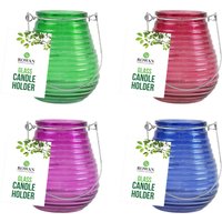 Click to view product details and reviews for 4 X Ribbed Glass Candle Holders. Click to view product details and reviews for 4 X Ribbed Glass Candle Holders.