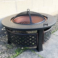 Click to view product details and reviews for Rotunda 3 In 1 Fire Pit With Bbq Grills And Copper Effect Bowl. Click to view product details and reviews for Rotunda 3 In 1 Fire Pit With Bbq Grills And Copper Effect Bowl.