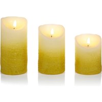 Click to view product details and reviews for Set Of Three Ombre Flickabright Gold Candles. Click to view product details and reviews for Set Of Three Ombre Flickabright Gold Candles.