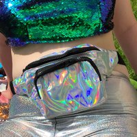 Click to view product details and reviews for Silver Holographic Bum Bag. Click to view product details and reviews for Silver Holographic Bum Bag.