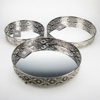 Click to view product details and reviews for Silver Mirror Candle Plates X 3. Click to view product details and reviews for Silver Mirror Candle Plates X 3.