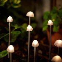 Click to view product details and reviews for Elan Solar Mushroom Lights 12 Pack. Click to view product details and reviews for Elan Solar Mushroom Lights 12 Pack.