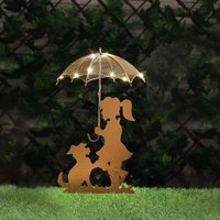 Click to view product details and reviews for Solar Girl And Dog Silhouette With Led Umbrella. Click to view product details and reviews for Solar Girl And Dog Silhouette With Led Umbrella.