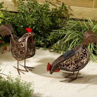 Click to view product details and reviews for Solar Metal Scroll Hens. Click to view product details and reviews for Solar Metal Scroll Hens.