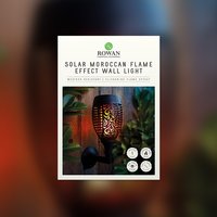 Click to view product details and reviews for Solar Moroccan Flame Effect Wall Light Rowan. Click to view product details and reviews for Solar Moroccan Flame Effect Wall Light Rowan.