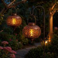 2PK Solar Osman Flaming Lanterns