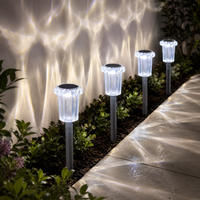 4PK Solar Raylite Cool White Stake Path Lights by Smart Solar