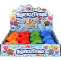 12PK Squeeze Beadz Dinosaur Heads