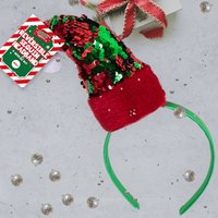 Click to view product details and reviews for Elf Headband For Adults Reversible Sequins. Click to view product details and reviews for Elf Headband For Adults Reversible Sequins.
