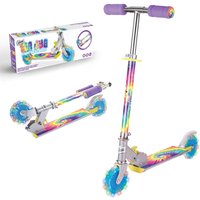 Click to view product details and reviews for Tie Dye Light Up Scooter With Flashing Wheels. Click to view product details and reviews for Tie Dye Light Up Scooter With Flashing Wheels.