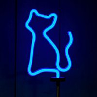 Click to view product details and reviews for Urban Solar Blue Neon Cat Stake Light. Click to view product details and reviews for Urban Solar Blue Neon Cat Stake Light.
