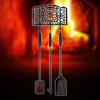 Click to view product details and reviews for Wall Hanging Fireplace Companion Tools. Click to view product details and reviews for Wall Hanging Fireplace Companion Tools.