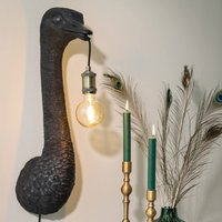 Click to view product details and reviews for Ostrich Plug In Wall Lamp 72cm Tall In Matt Black. Click to view product details and reviews for Ostrich Plug In Wall Lamp 72cm Tall In Matt Black.