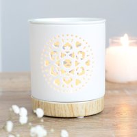 Click to view product details and reviews for White Mandala Oil Burner. Click to view product details and reviews for White Mandala Oil Burner.