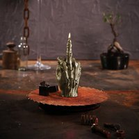 Click to view product details and reviews for Zombie Brass Hand Candle The Bird. Click to view product details and reviews for Zombie Brass Hand Candle The Bird.