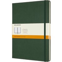 Notitieboek Moleskine XL 190x250mm lijn hard cover myrtle green