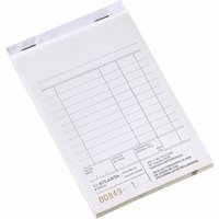 Kassablok Djois Atlanta met kopie (carbon) 142x100mm 50x2vel houtvrij wit