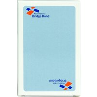 Speelkaarten bridgebond blauw