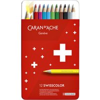 Kleurpotloden Caran d'Ache Swisscolor 12 stuks assorti