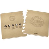 Schrift Adoc BIO A5 ruit 4x8mm 144 pagina's 90gr kraft