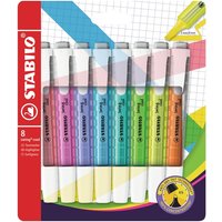 Markeerstift STABILO Swing cool 275/8 Wow assorti etui à 8 stuks