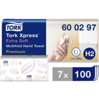 Vouwhanddoek Tork Express Multifold H2 Premium 2-laags 100st wit 600297