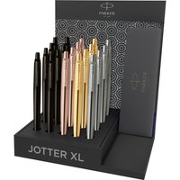 Balpen Parker Jotter XL Monochrome assorti medium 20 stuks