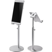 Telefoonstandaard Neomounts DS10200SL1 in hoogte verstelbaar zilver